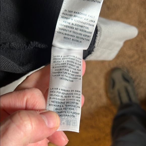 True Religion Men’s Black and Gray Full Zip Hoodie Jacket Size 3XL - Picture 11 of 12